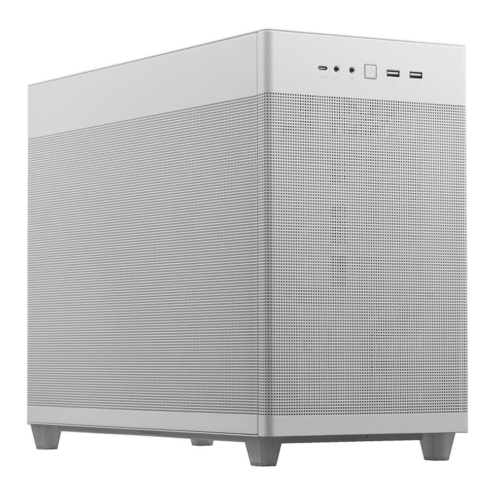 ASUS Prime AP201 microATX Mini Tower Computer Case - White
