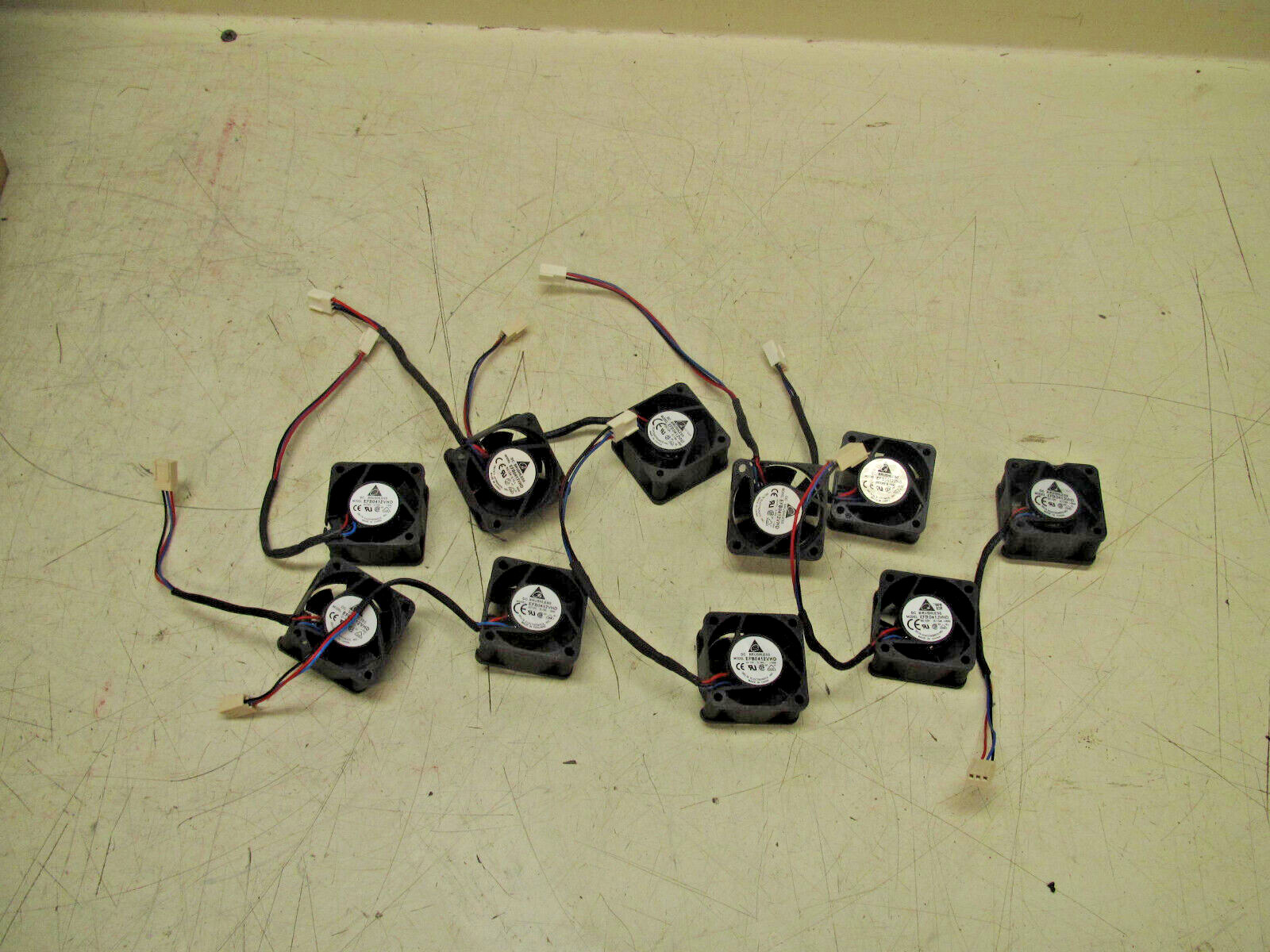 Lot Of 10 NEW Delta 4cm Cooling Server Fan Brushless P/N: EFB0412VHD