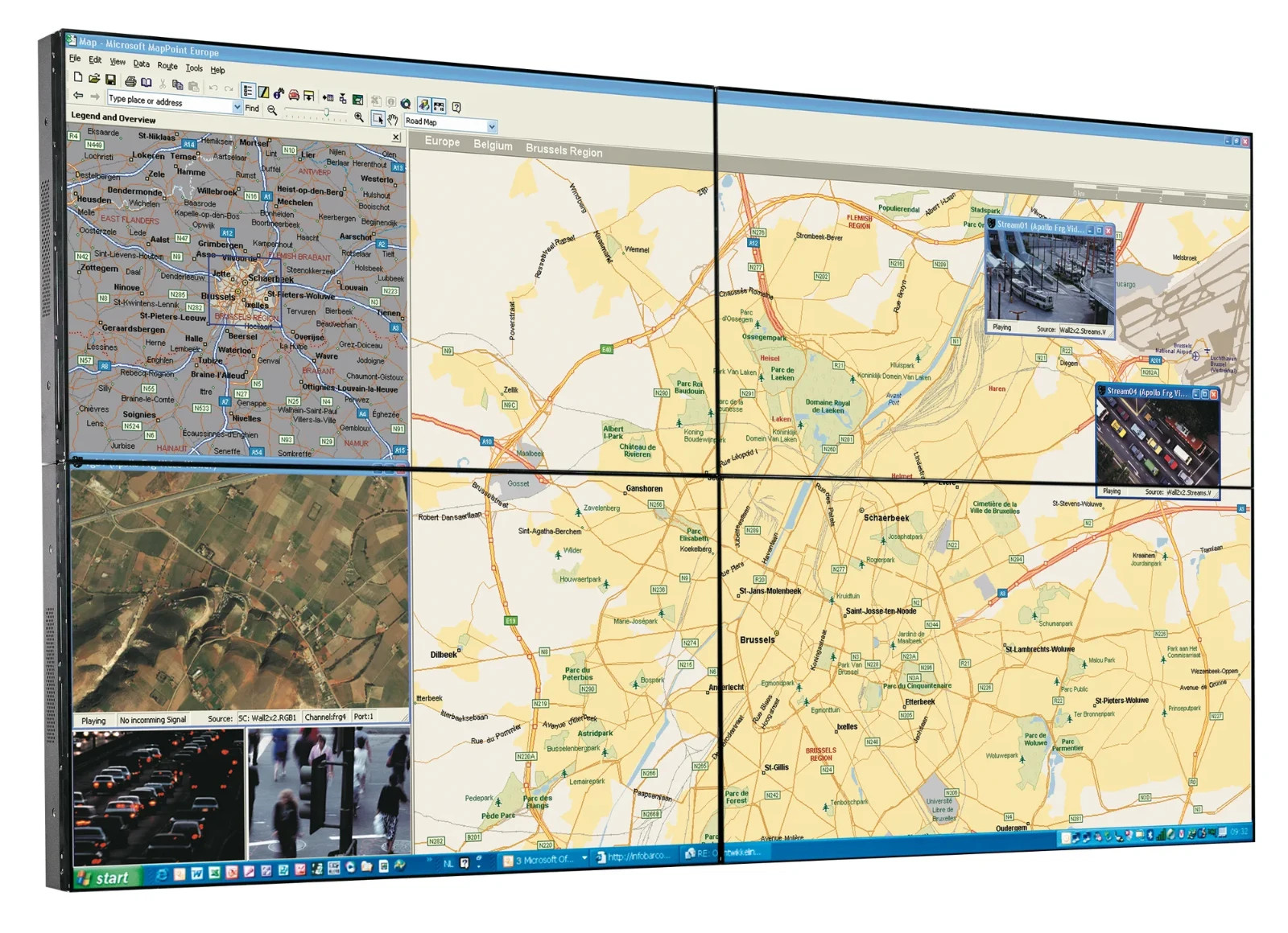 Barco OverView NSL-5521 55” Full HD LED-lit LCD Display for Video Wall Panel