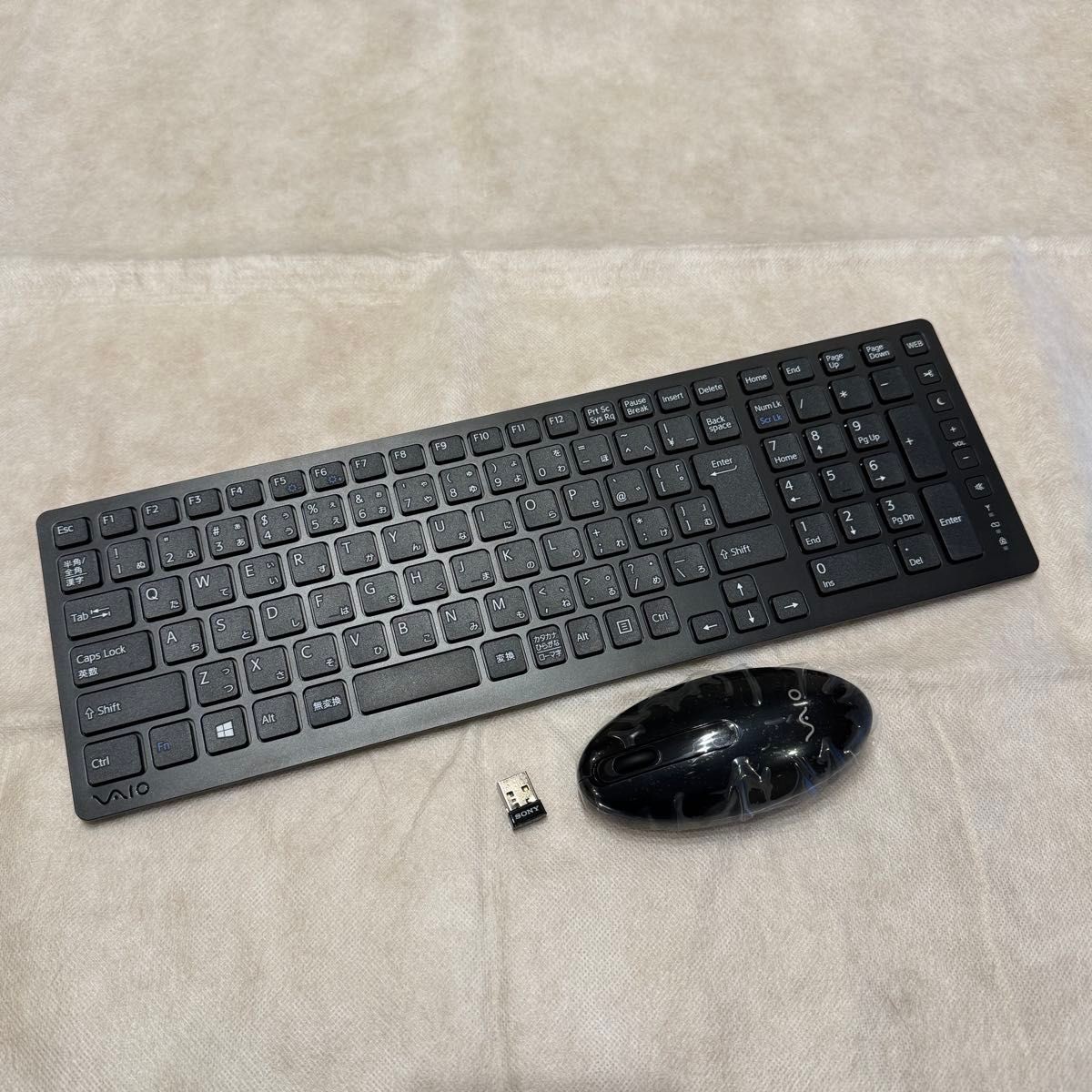 Sony VAIO VGP-WKB15 Keyboard VGP-WMS21 Mouse VGP-WR7 USB Receiver Set