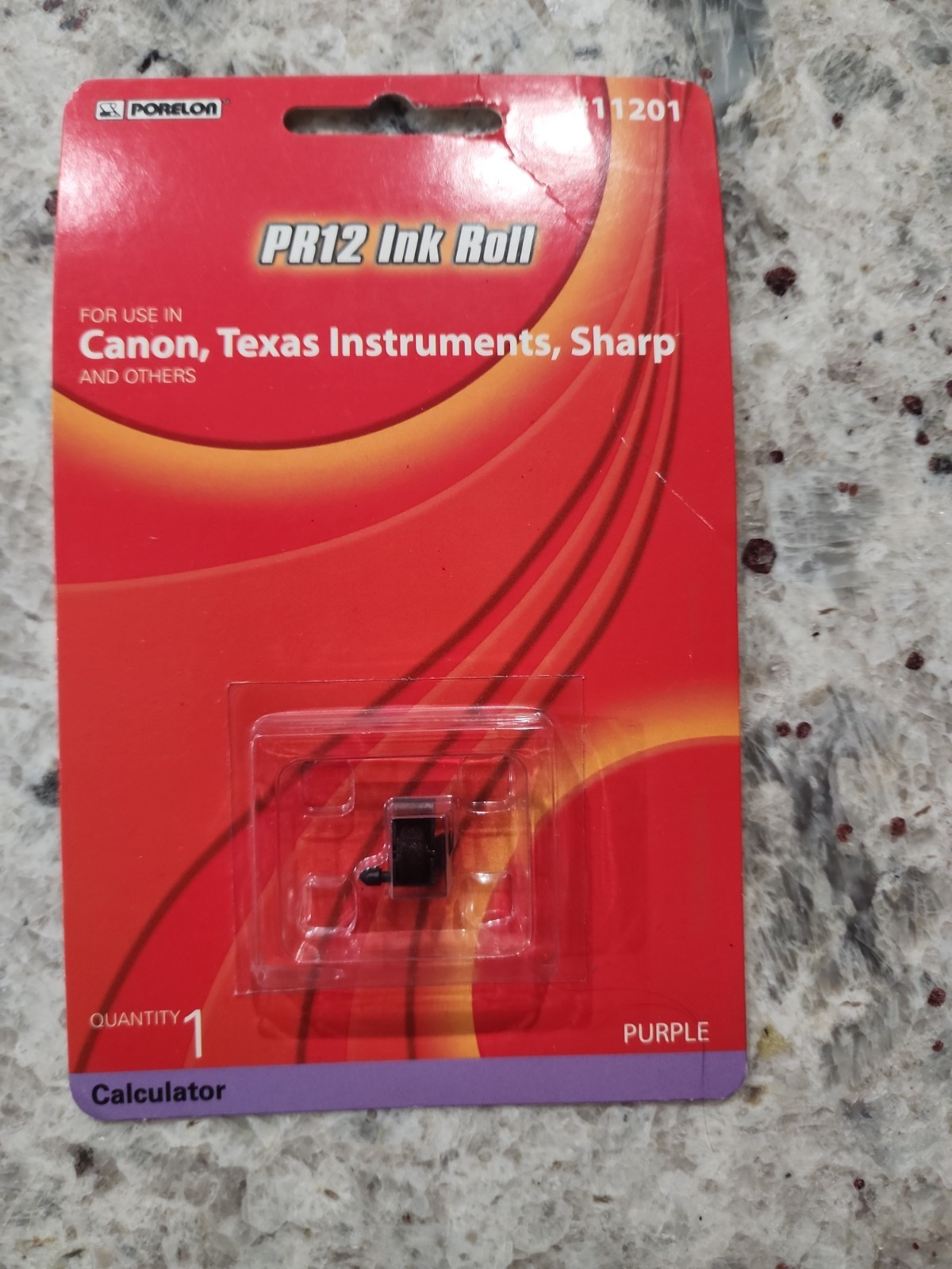 Porelon PR12 Ink Roll Replacement Canon, TI, Sharp  11201 NEW