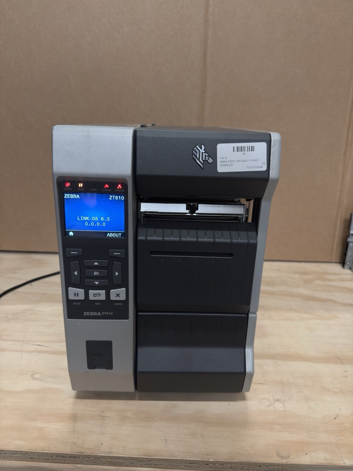 Zebra ZT610 Thermal Label Printer ZT61043-T110100Z