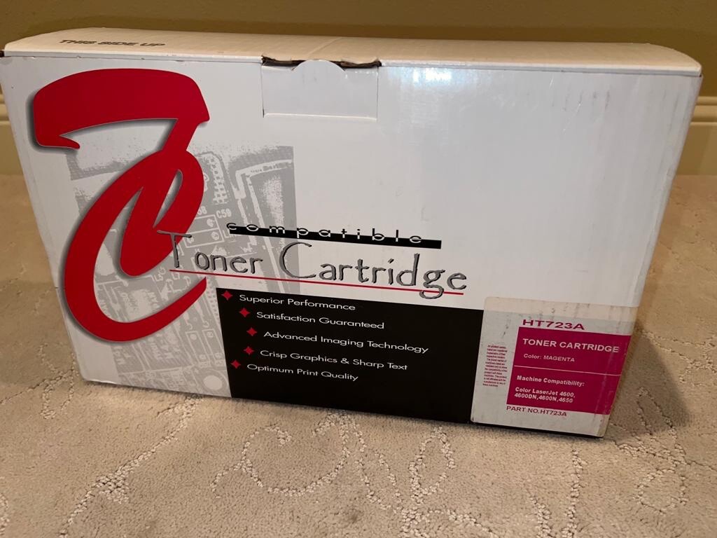BRAND NEW HT723A Magenta Compatible for HP LaserJet 4600 Toner Cartridge