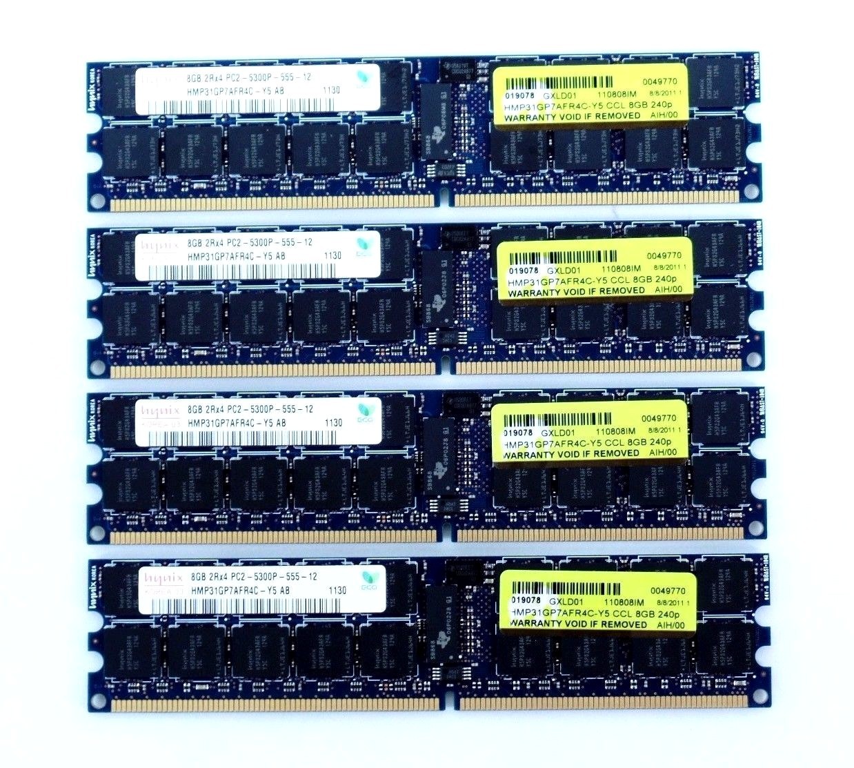 Hynix RAM Memory Sun-Compatible SPARC Enterprise Server M3000 32GB Kit 4 x 8GB 