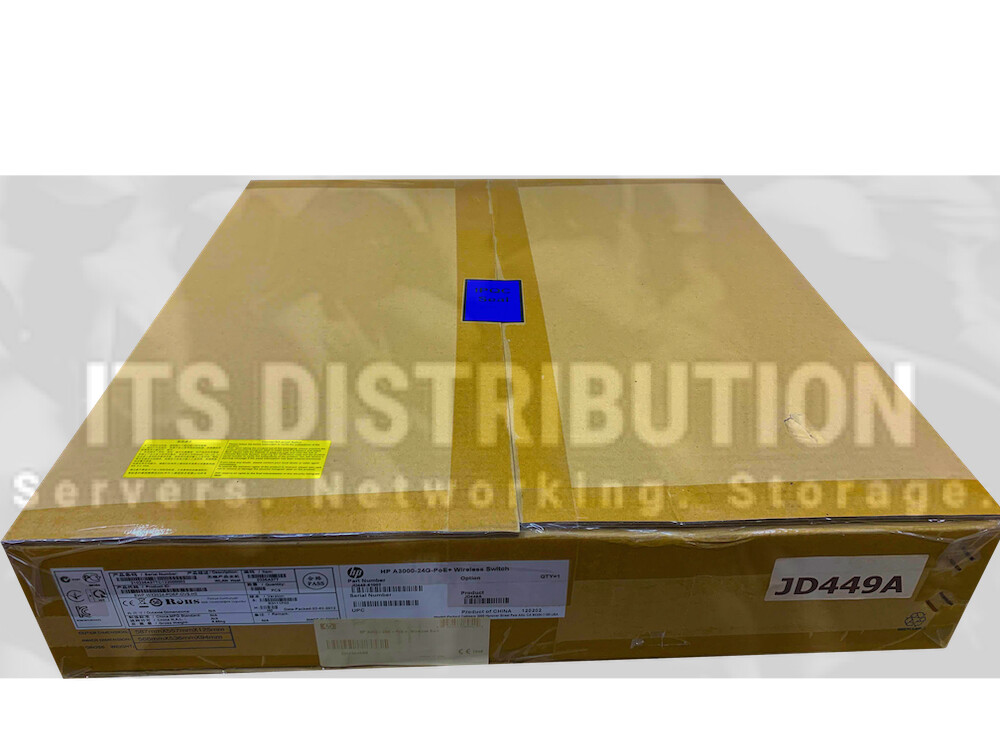 JD449A I HP A3000-24G-POE Wireless Switch 0235A37T BRAND NEW RETAIL