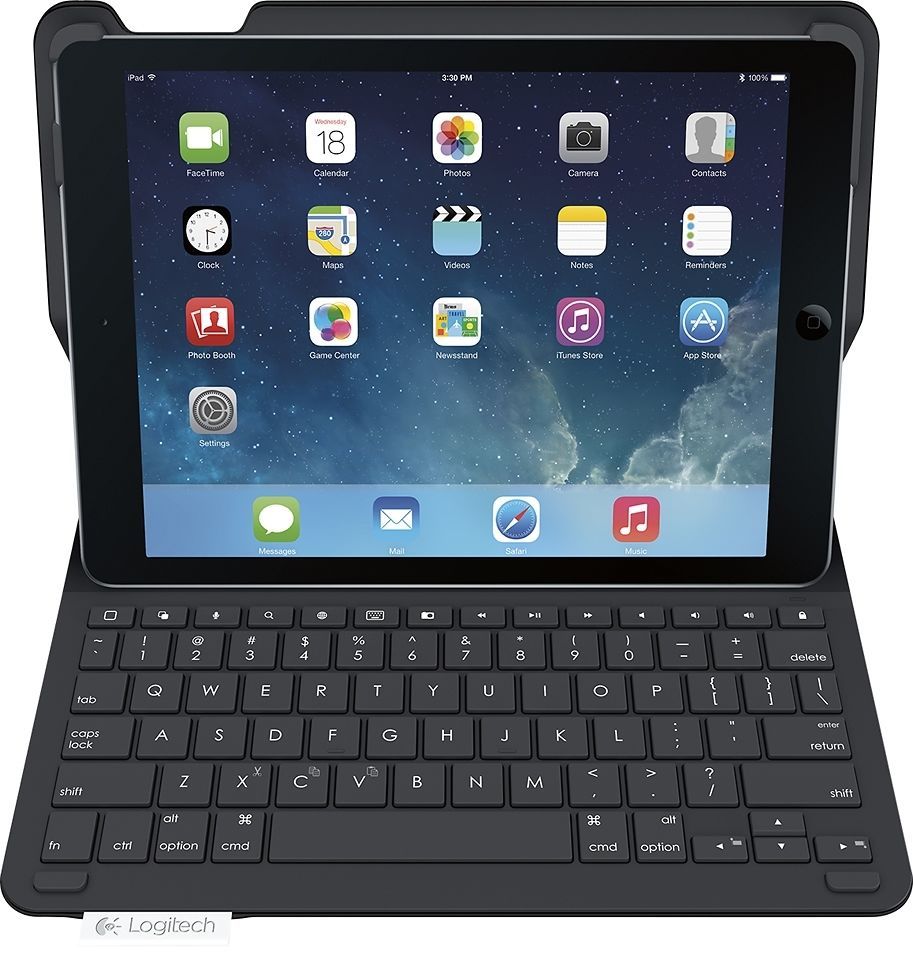 Logitech Type+ Wireless Keyboard Folio Cover Case iPad 6 2018 A1893, A1954 9.7" 
