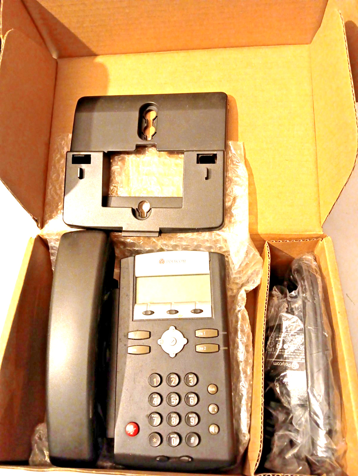 Polycom VVX 300 Series Business Media Desktop Phone - Black (2200-46135-001)