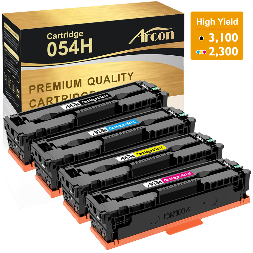4x XXL CRG 054H Toner Cartridge For Canon 054 Toner ImageClass LBP622CDW Printer