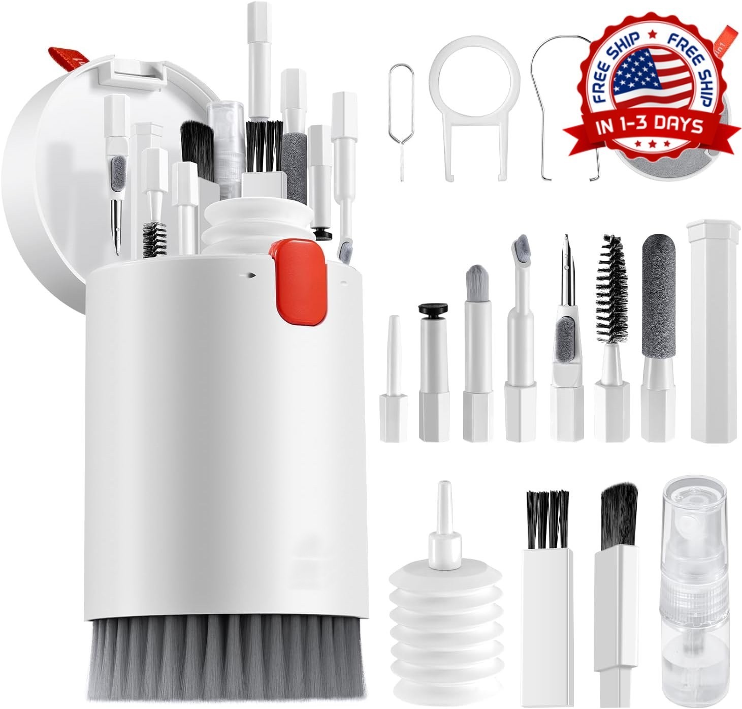 Kit de limpieza multifuncional 20 en 1 para dispositivos electrónicos,