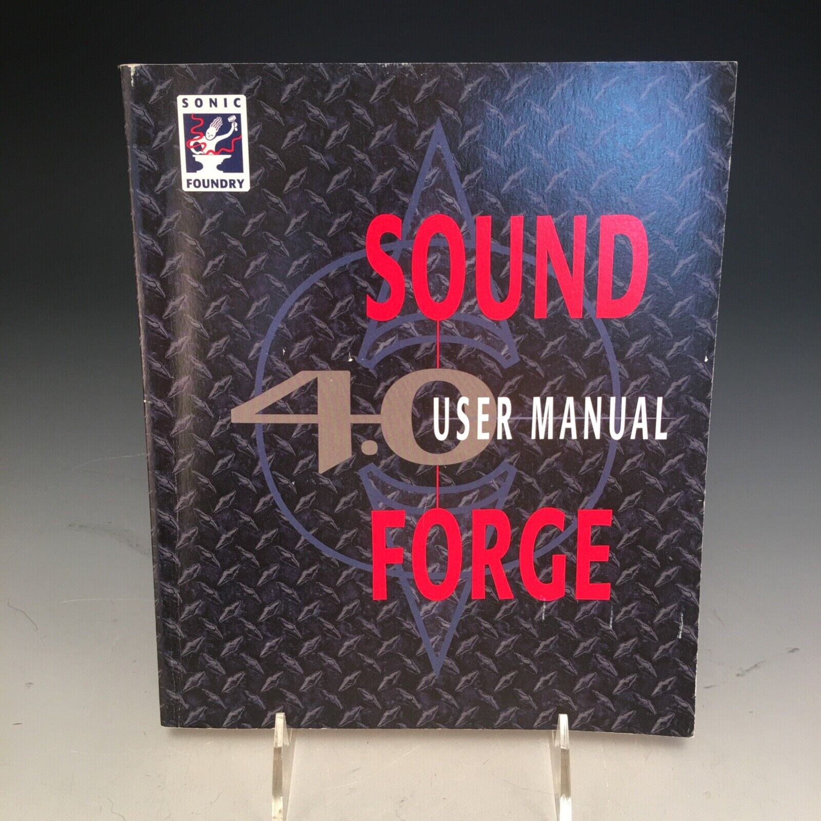 Rare Vintage Sonic Foundry Sound Forge 4.0 Wave Editor User Manuals & Serial #s