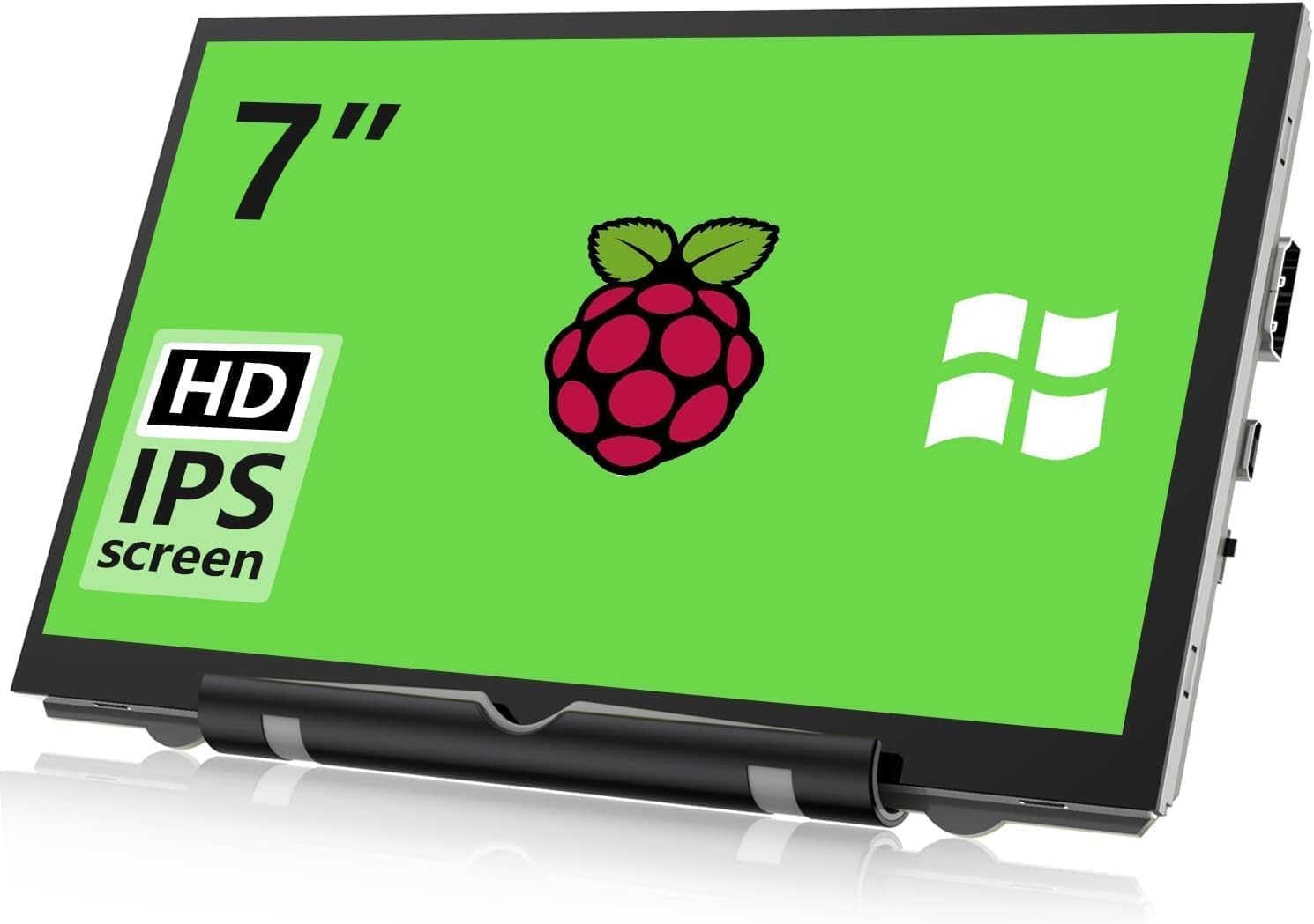 Hamtysan 7 Inch Monitor HDMI LCD Display 1024x600 Raspberry PC CCTV