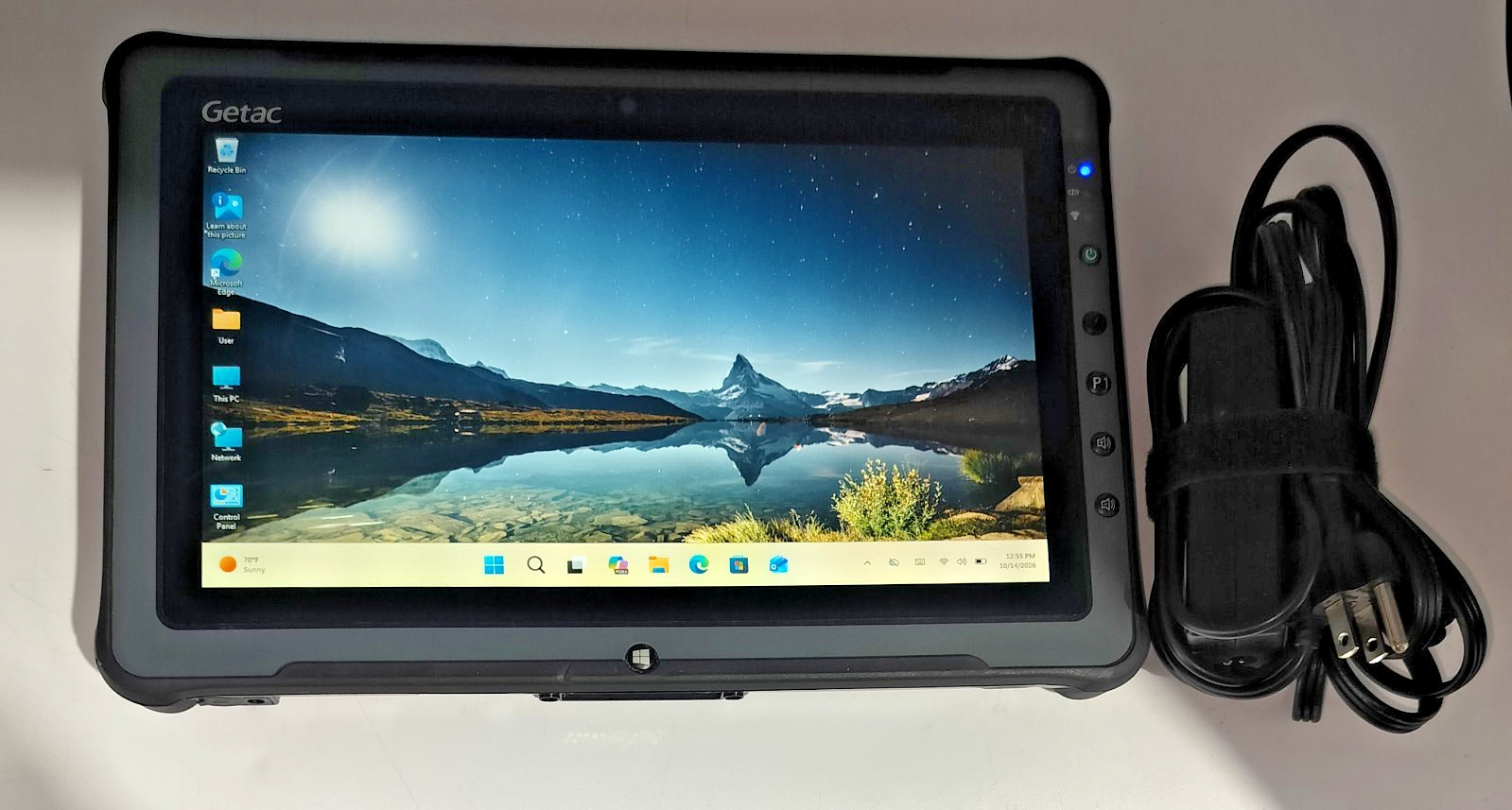 Getac F110 G4 Rugged Tablet i5-7200U 8GB RAM 128GB Touchscreen Win 11 Pro Read