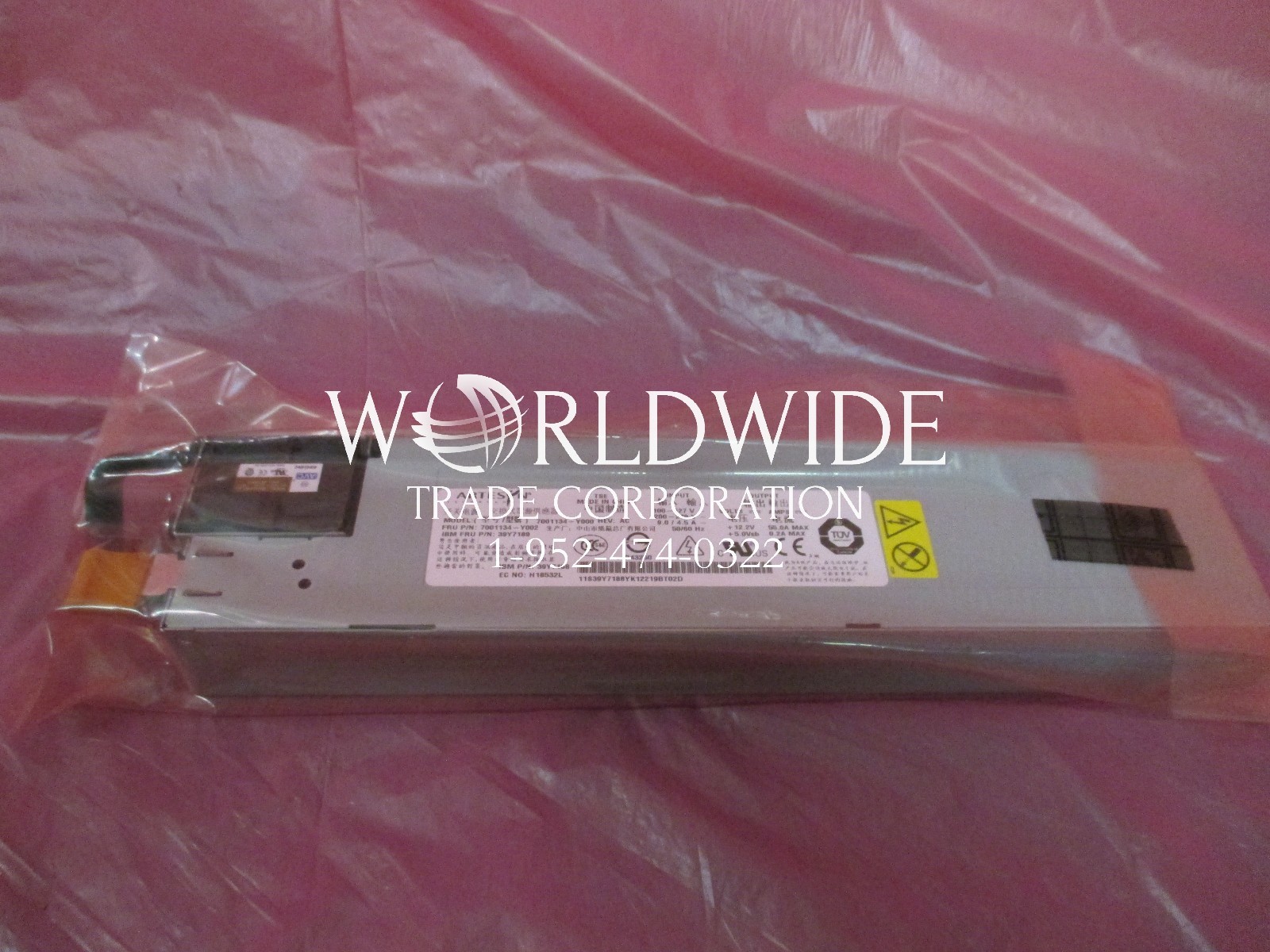New IBM 39Y7189 39Y7188  X3550, 7310-CR4 670W Power Supply, 7001134-Y002 Artesyn