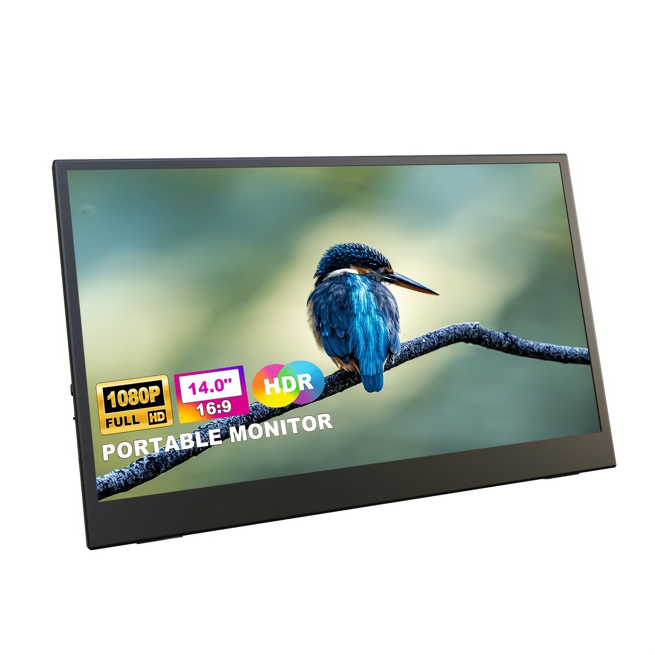 14 Inch Portable Monitor USB-C HDMI IPS HD Second Screen for Laptop PC Console