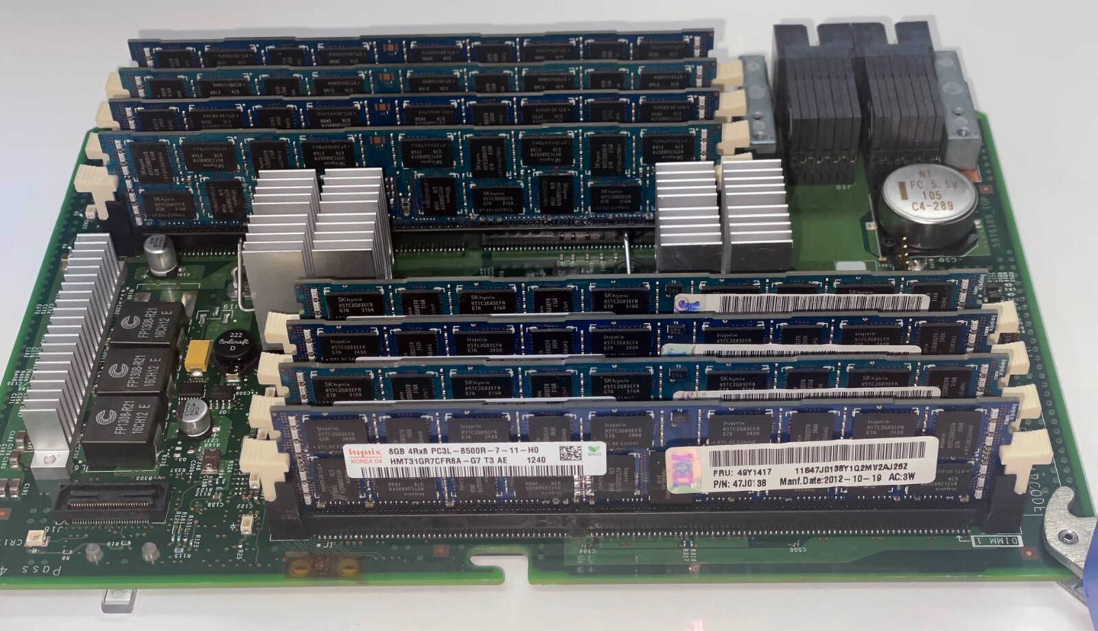 64GB Memory Expansion Board IBM x3850 x3950 X5 69Y1888 69Y1742 46C7482 46C7488