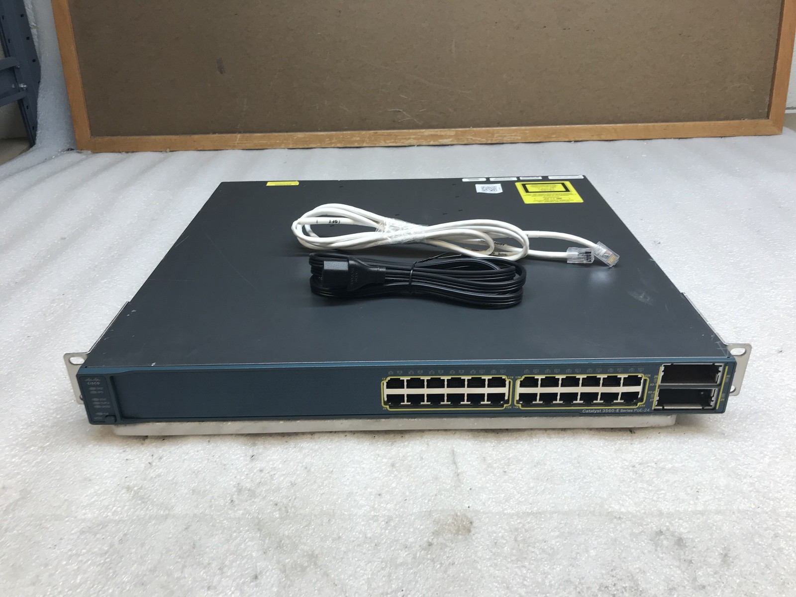 Cisco WS-C3560E-24PD-S 24-Port Gigabit PoE 450W Layer 3 IP Base Tested