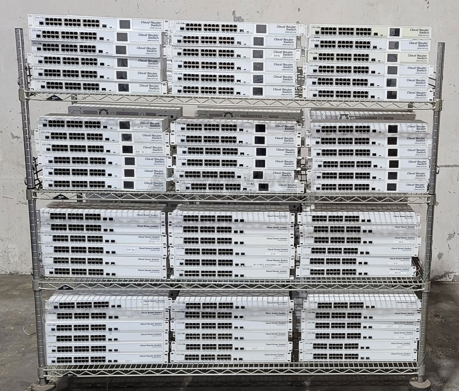 Lot 246 Mikrotik CRS125-24G-1S-RM CSS326-24G-2S+RM CCR1036 Cloud Core Router