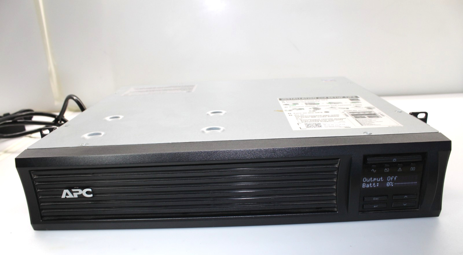APC SMT750RM2UC Smart Connect UPS, Rack Mount, 500W 750VA - Battery End of Life