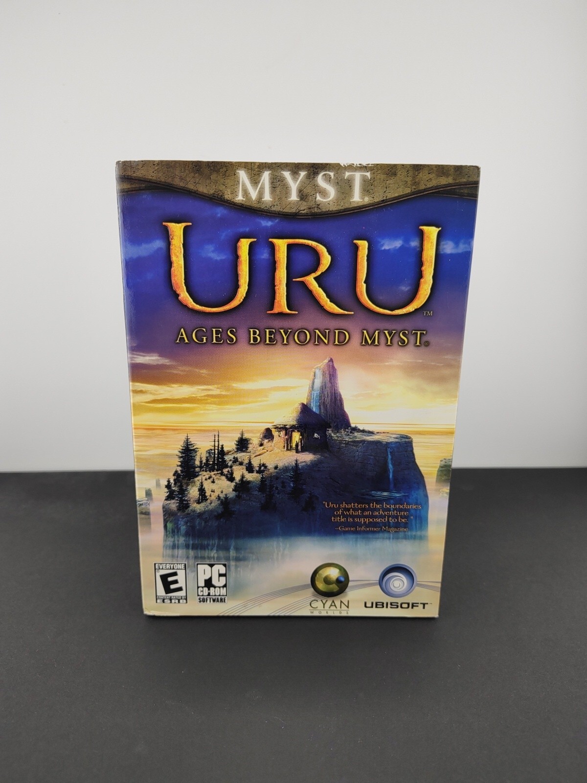 Myst Uru Ages of Beyond Myst (PC, 2003) CD-ROM Game with box And Manual Compl