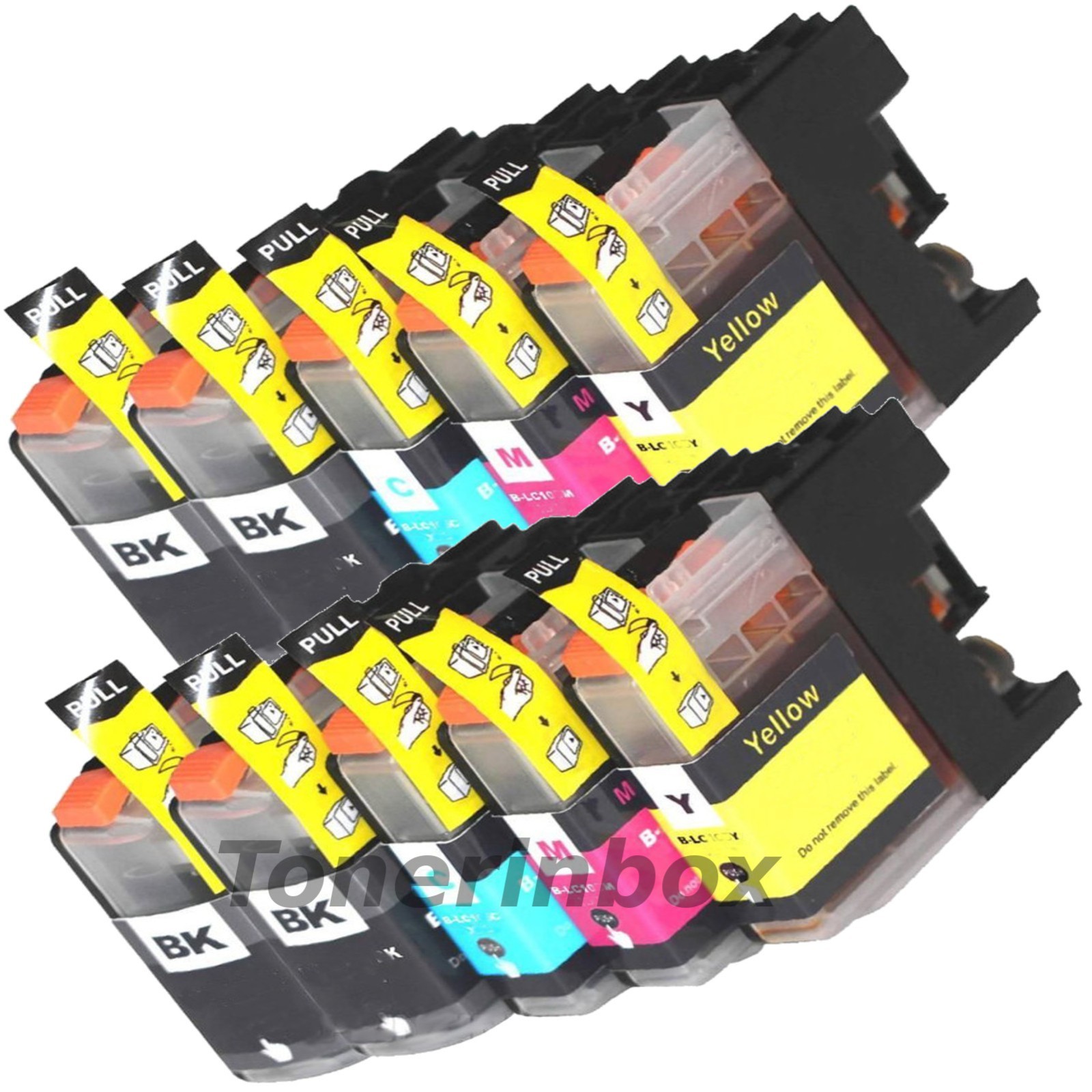 10 Pk LC103 XL LC-103 HY Ink Cartridges For DCP-J152W MFC-J245 MFC-J285DW LC101