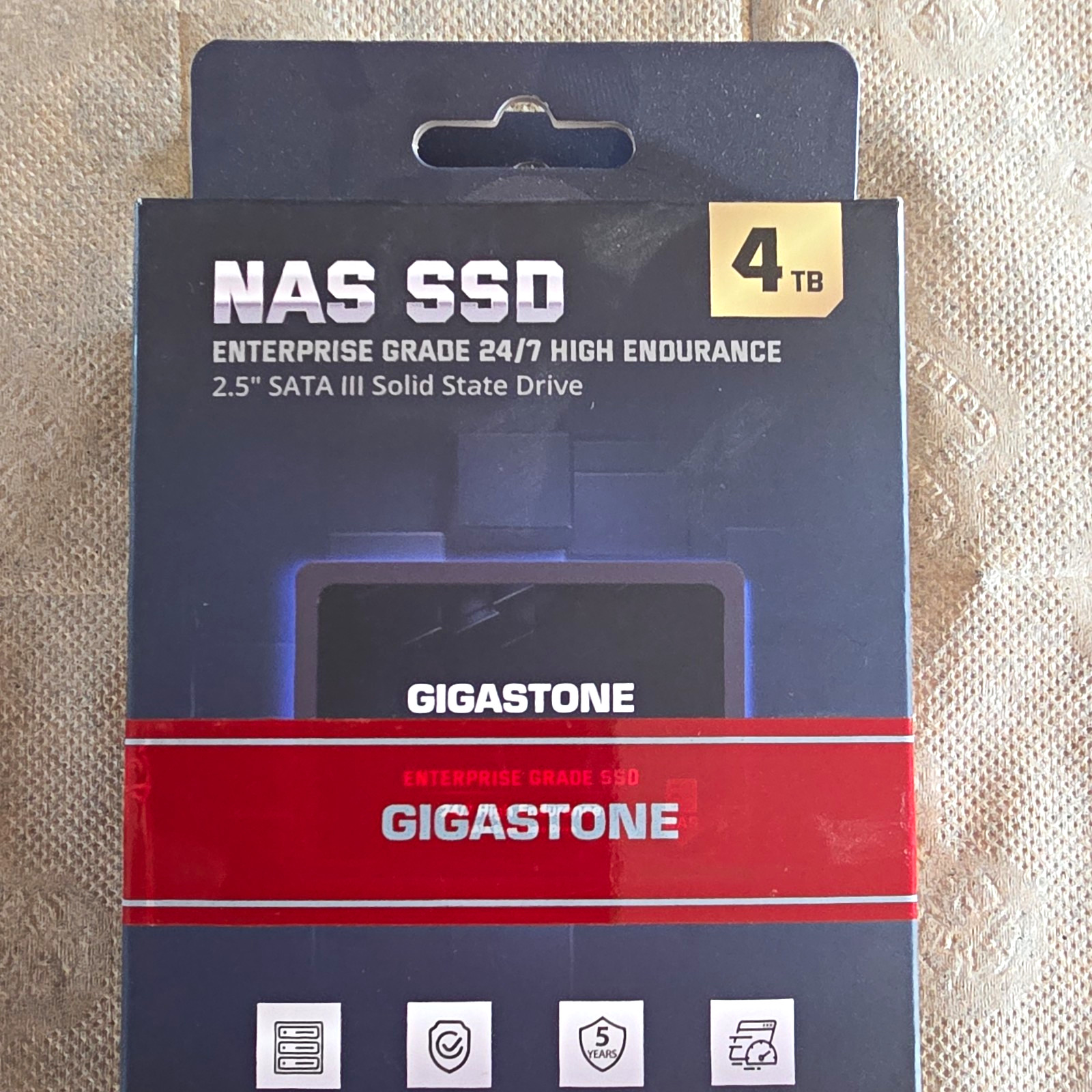 Gigastone NAS SSD 4TB 2.5" SATA III Internal Solid State Drive 4 Pack