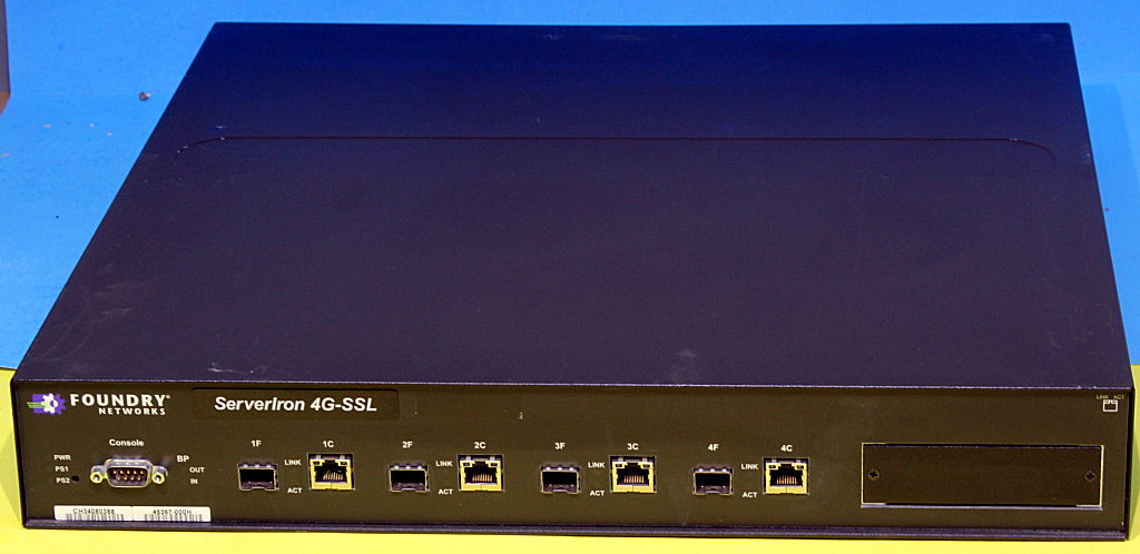 Foundry / Brocade ServerIron SI-4G-SSL Load Balancing Switch