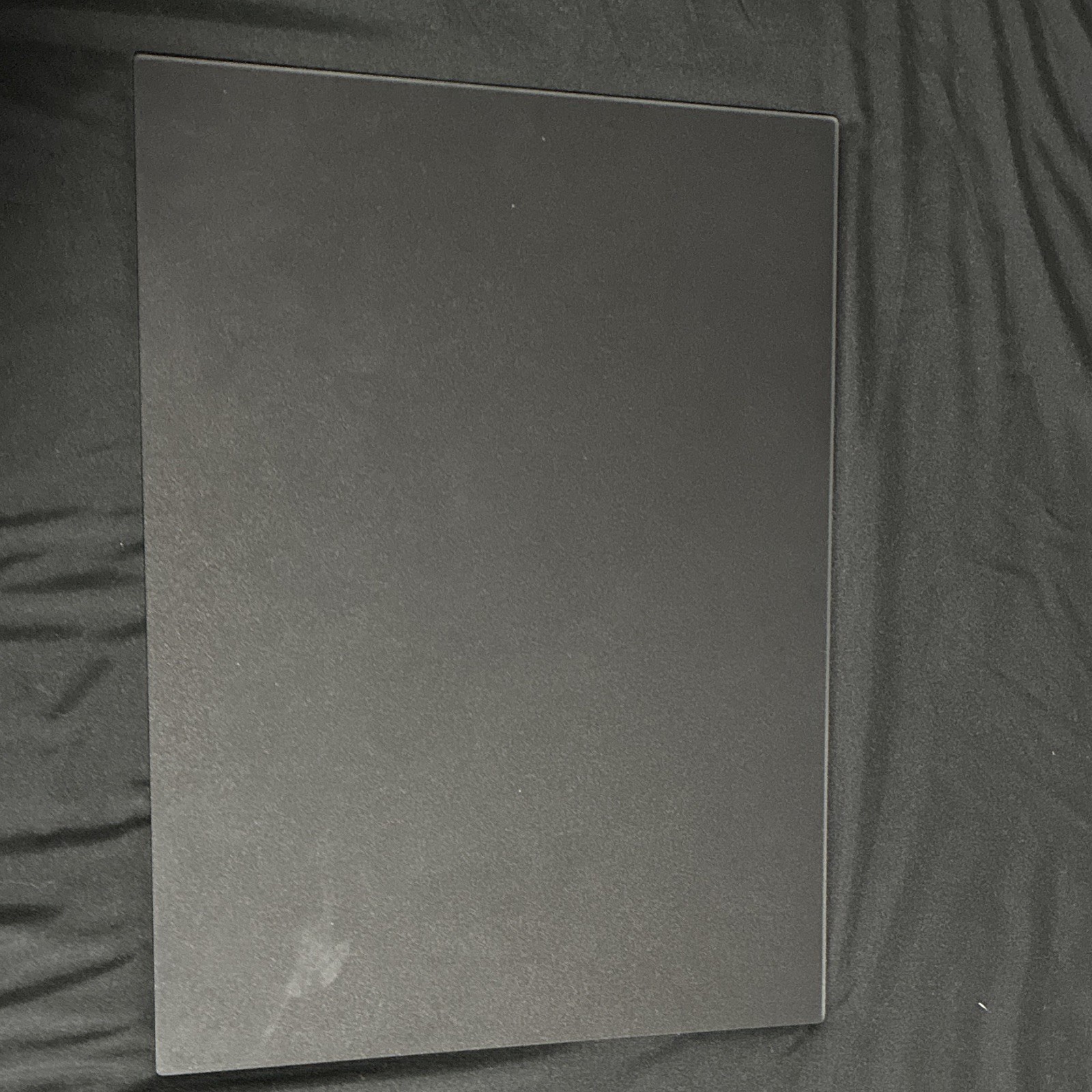 Black glass mouse pad 16x12 inch generic brand 