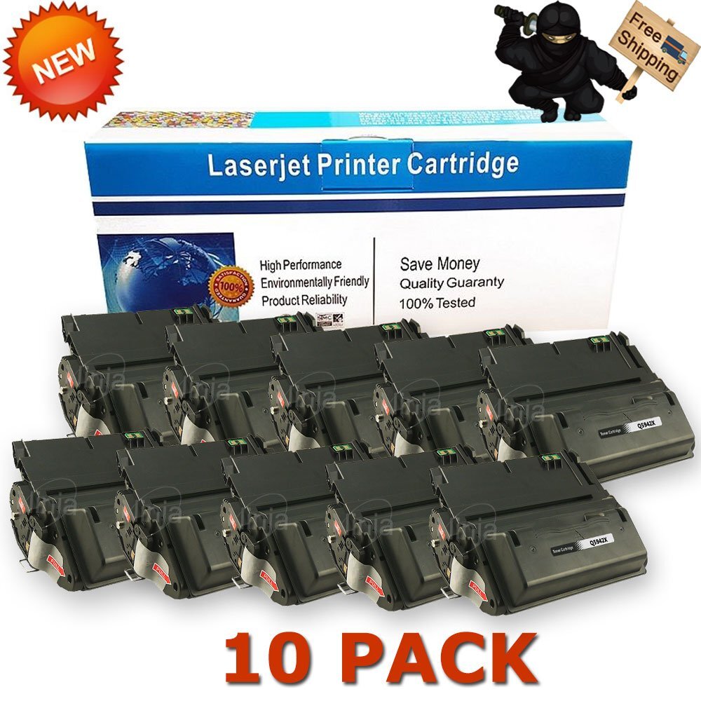 10PK Q5942X 42X High Yield Toner Cartridge For HP LaserJet 4200 4250 4300 4350