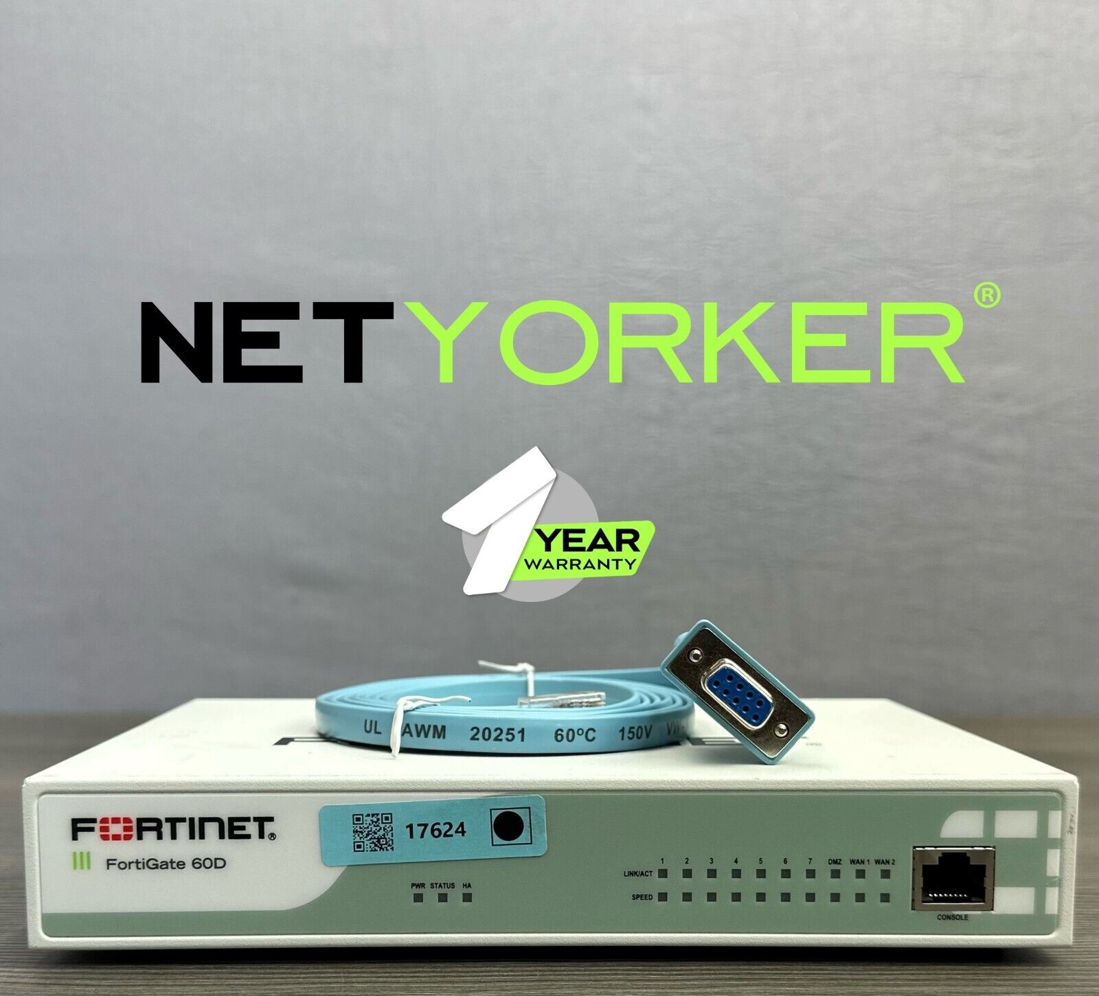 Fortinet FG-60D FortiGate-60D Network Firewall - Same Day Shipping