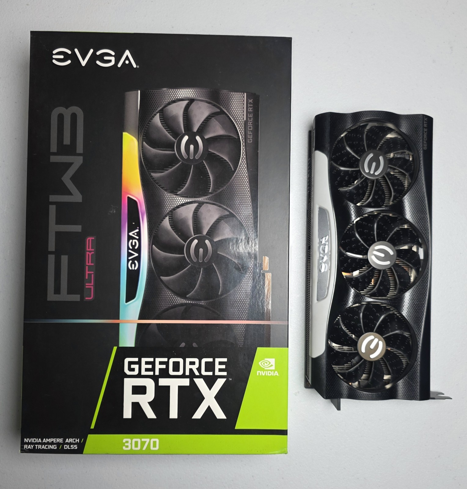 EVGA GeForce RTX 3070 FTW3 Ultra 8GB GDDR6 RGB (Non-LHR) Graphics Cards