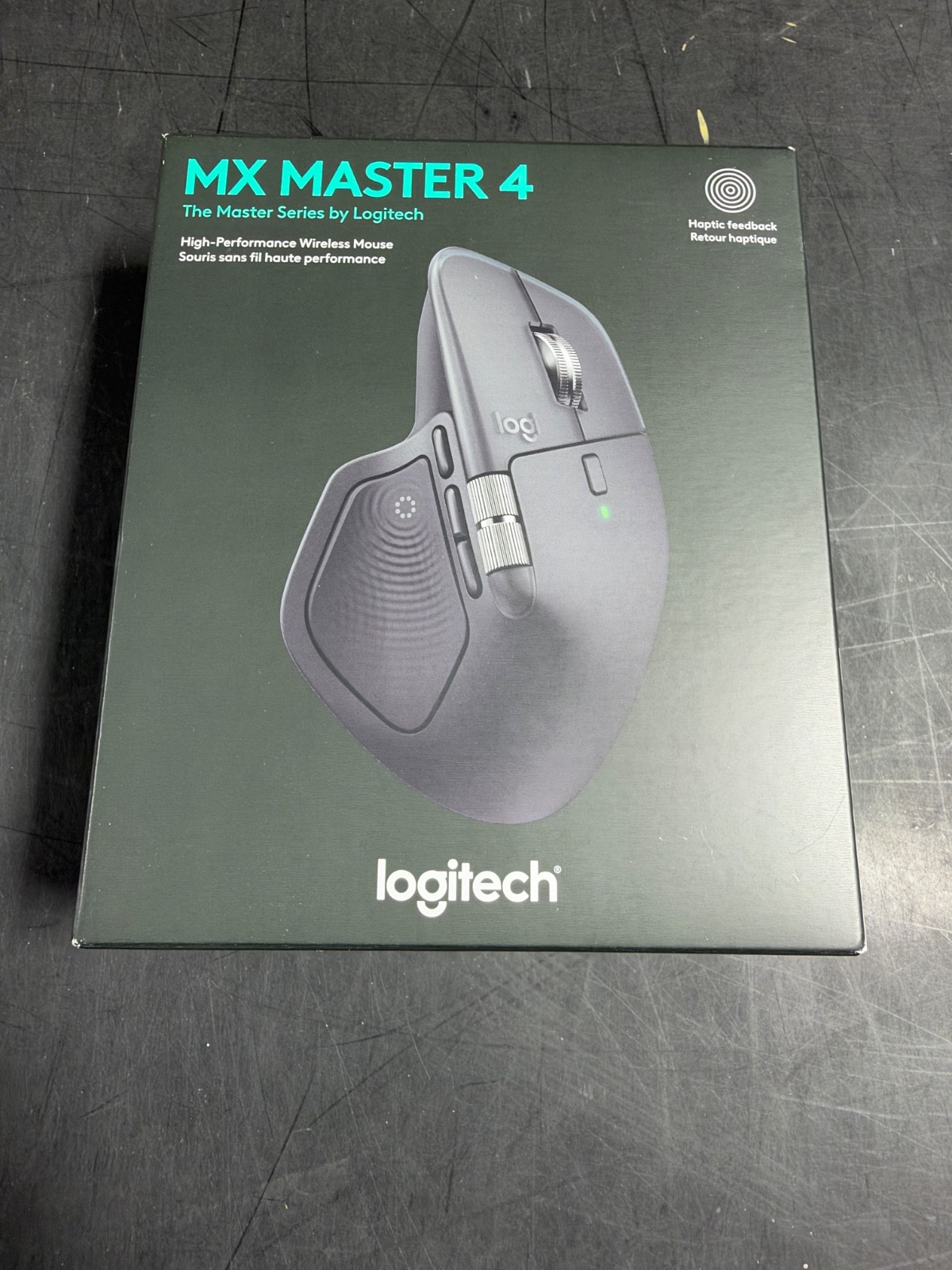 Logitech MX Master 4 Ergonomic Wireless Mouse with Haptics - Graphite New