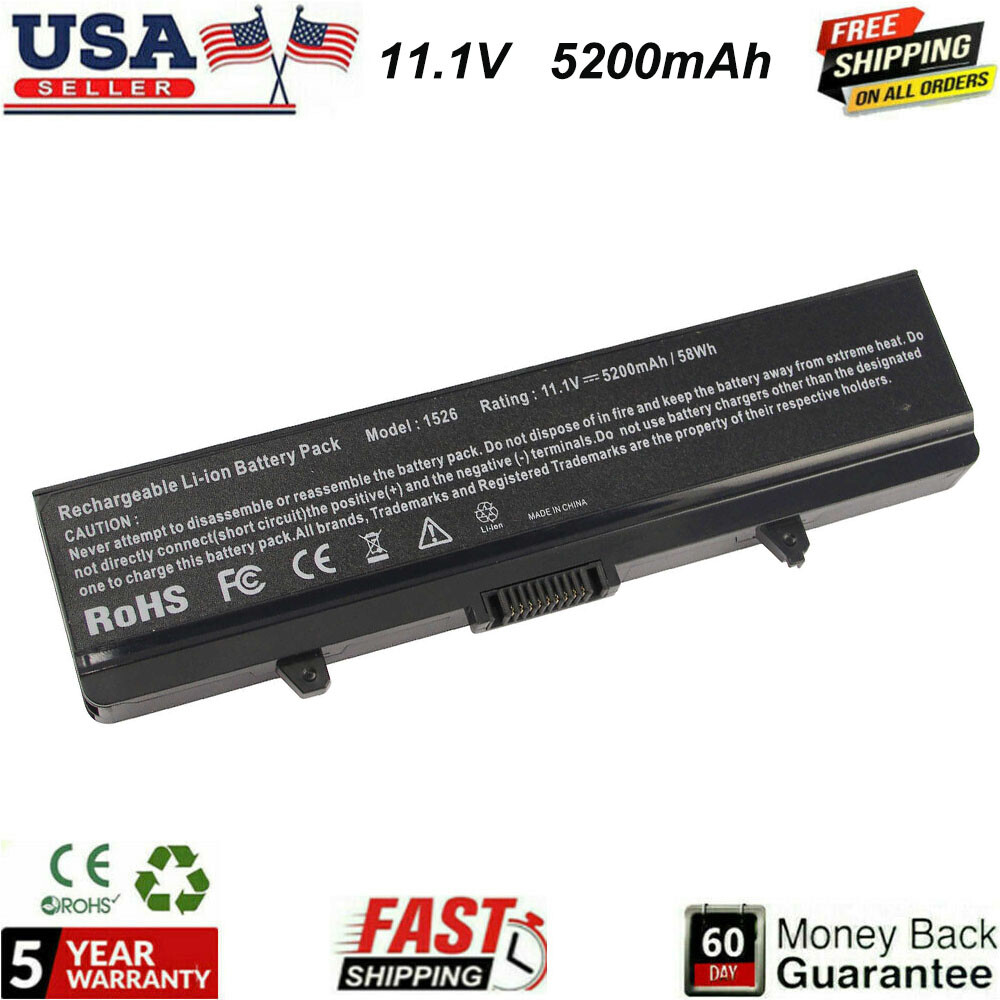 58Wh Battery for DELL Inspiron 1525 1526 1545 1546 X284G PP29L PP41L Vostro 500