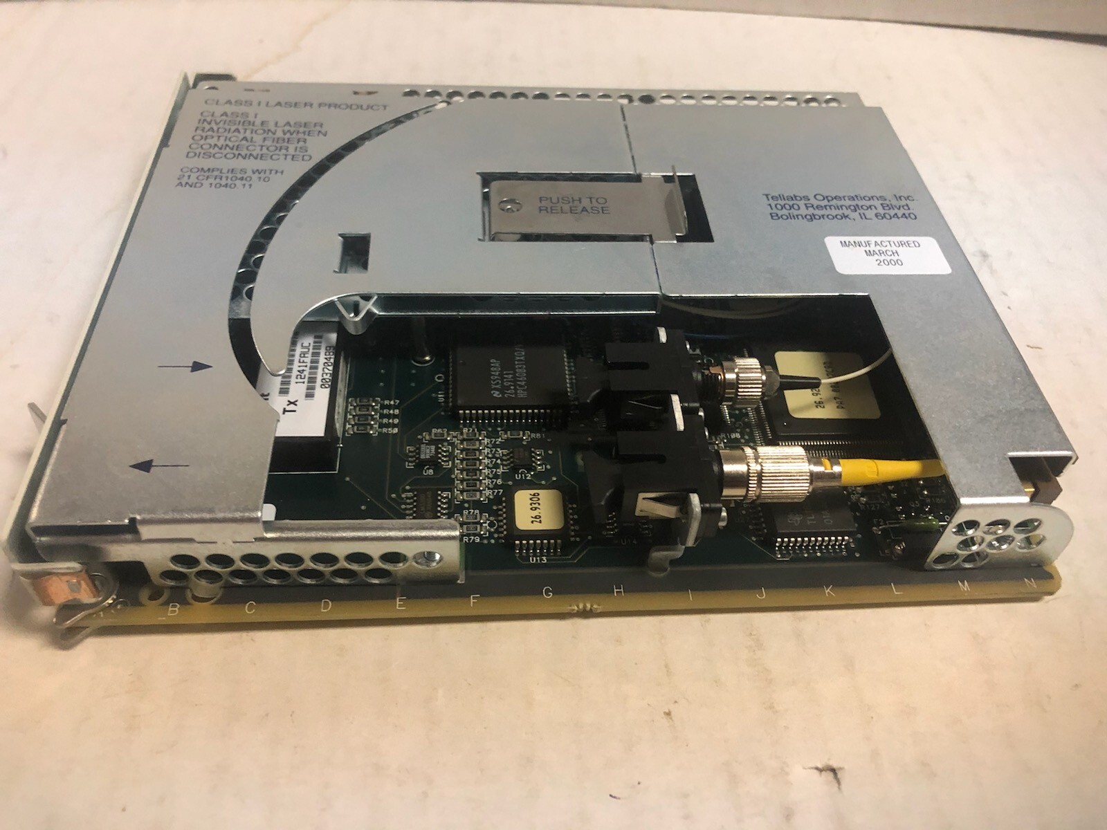 TELLABS 81.5542A-SC-REV-I, SNC1W0E8AJ, TITAN-OC OPT PT SH RCH