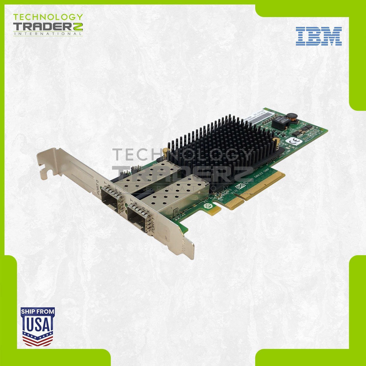 LOT OF 2 00E0806 IBM 8Gbps 2-Port PCI-E x8 FC HBA D77161 P002181-01B P001219-01D