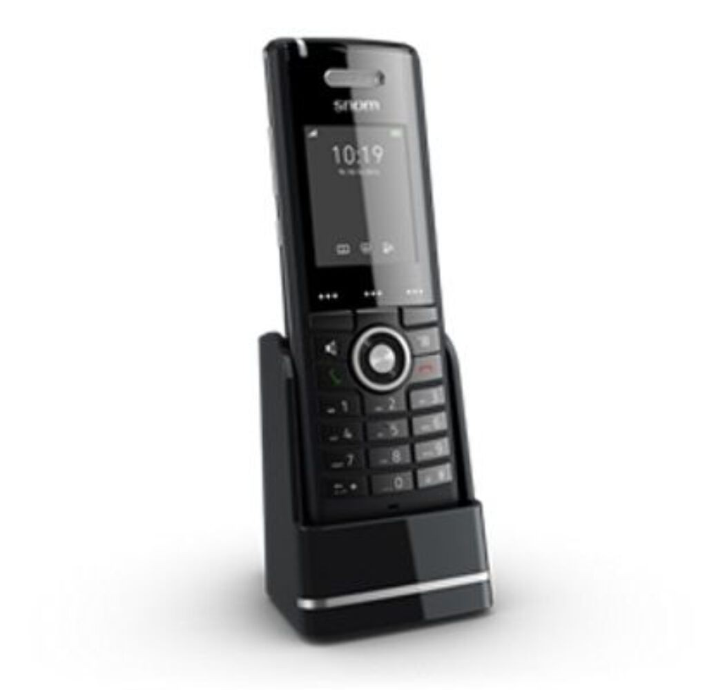 Snom M65 Professional Handset – Wideband HD Audio DECT Cordless Phone for Office
