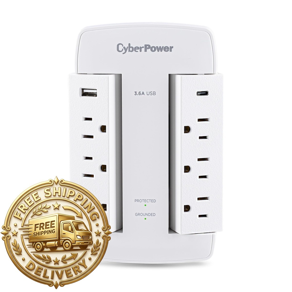 CyberPower CSP600WSURC5 Professional Surge Protector