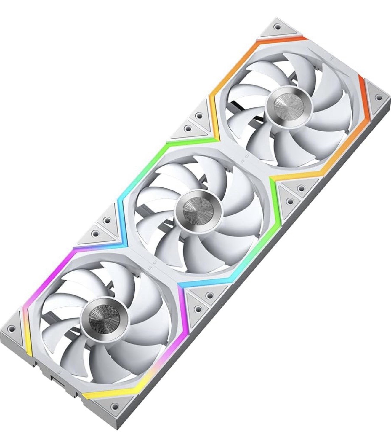 Jungle Leopard Galaxy RGB Fans (White 3 Pack)