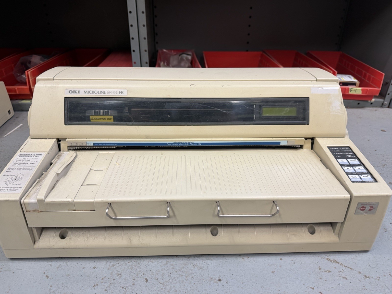 OKI Microline 8480FB Dot Matrix Printer with USB