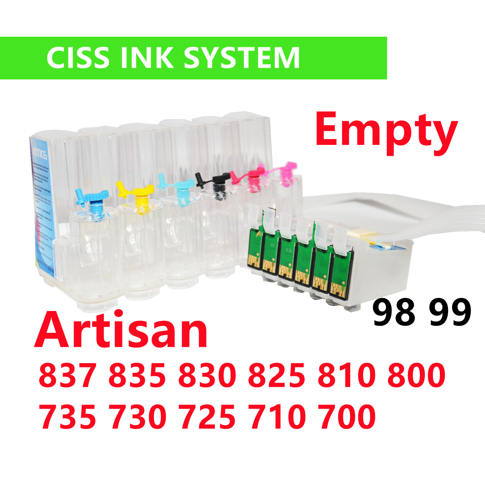 CIS CISS ink system 98 99 Artisan 837 835 830 825 810 800 735 730 725 710 700 **