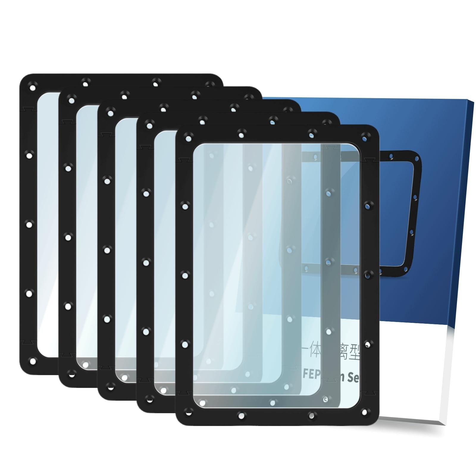 5PCS FEP Release Films for 3D Printers - 2K/4K Resin Vat Upgrade, 173x115.4mm
