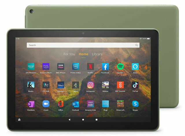 Amazon Fire HD 10 10.1" tablet 32 GB 11th Gen model (2021) Olive