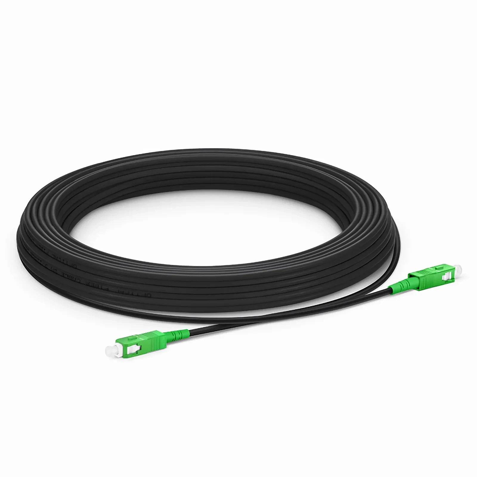 50M Outdoor Armored Fiber Optic Cable SC/APC-SC/APC OS2 9/125 Simplex LSZH -983