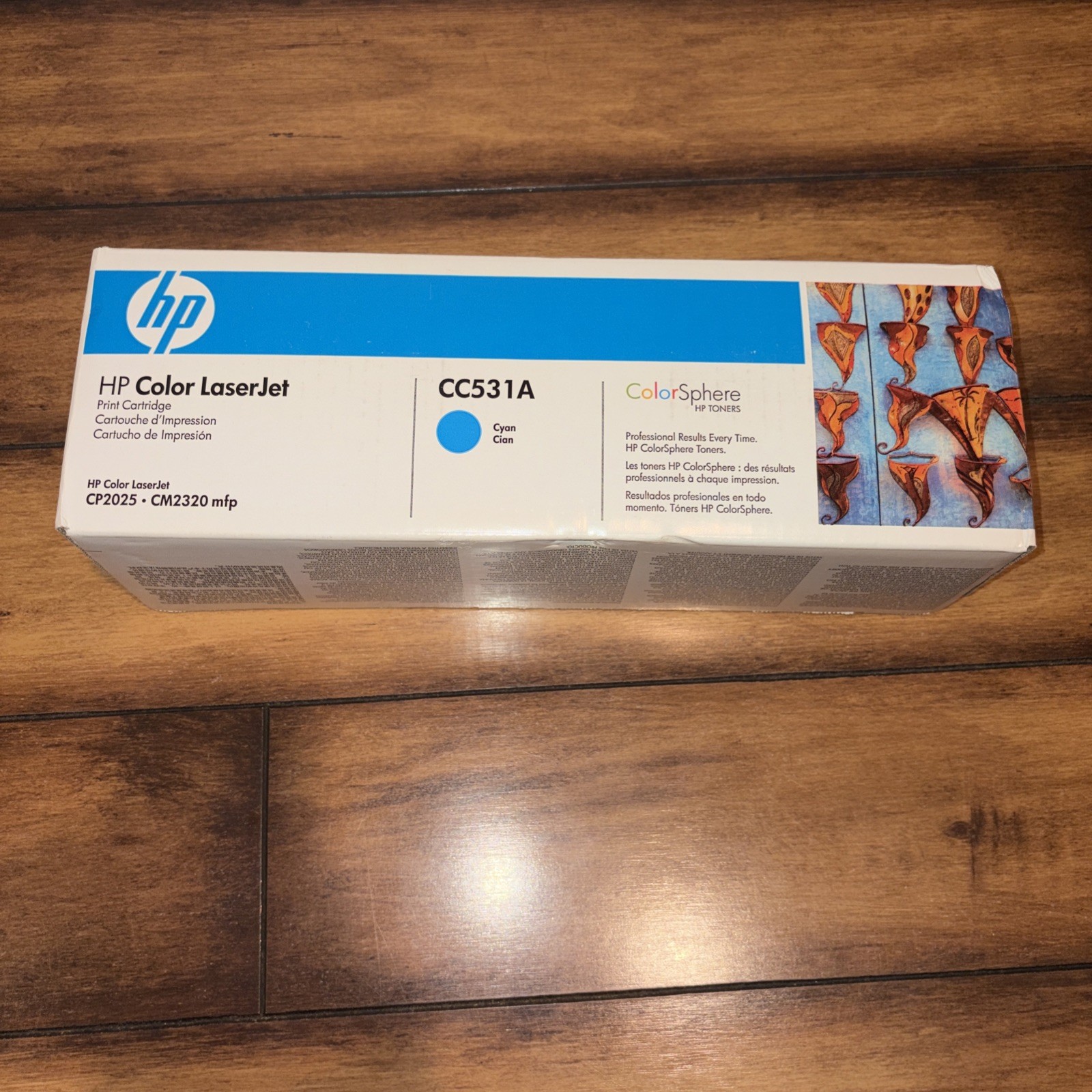 NEW UNOPENED HP 304A Toner Cartridge - Cyan (CC531A)