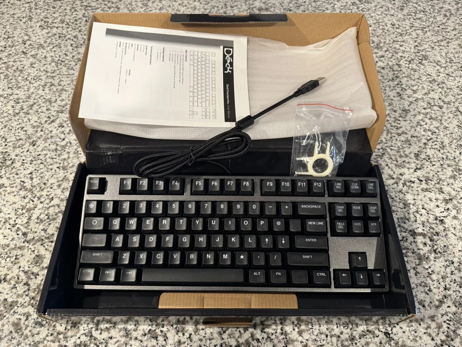 Deck 87 Francium Pro Mechanical Gaming Keyboard - Cherry Brown Keys
