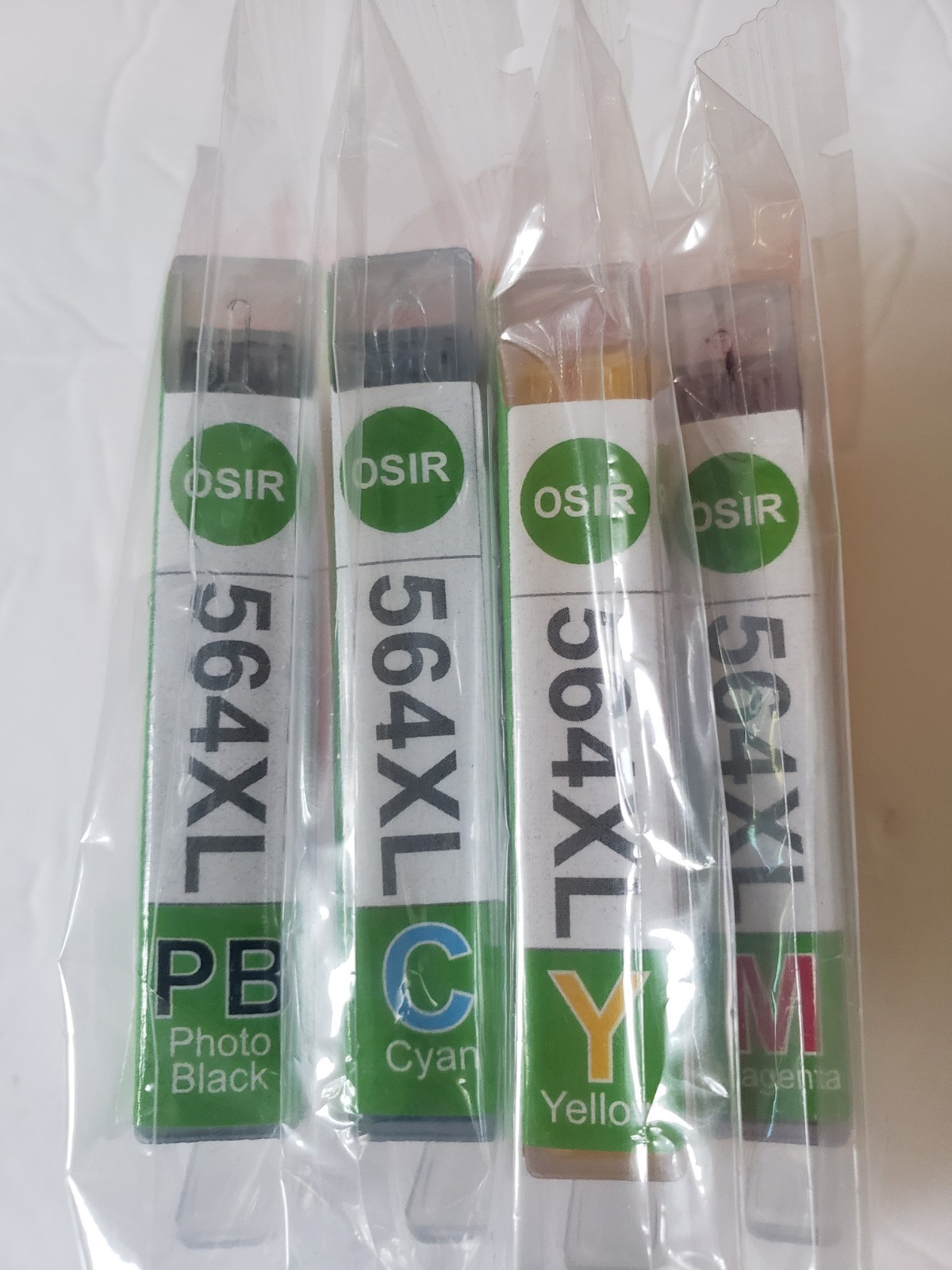 4 New OSIR Ink Cartridge Replacement For HP 564XL Black, Cyan, Yellow, Magenta 