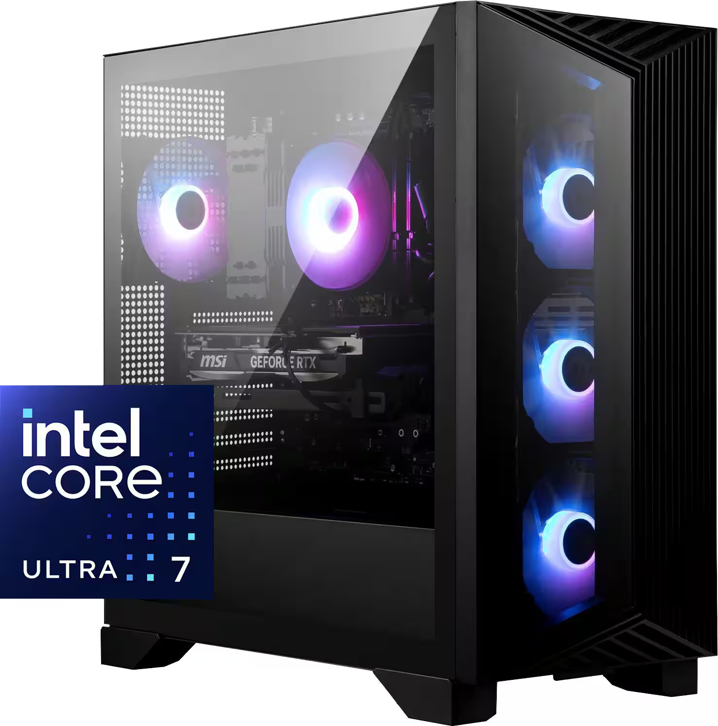 MSI - Aegis R2 AI Gaming Desktop - Intel Ultra 7 265 2025 - 32GB Memory - NVI...