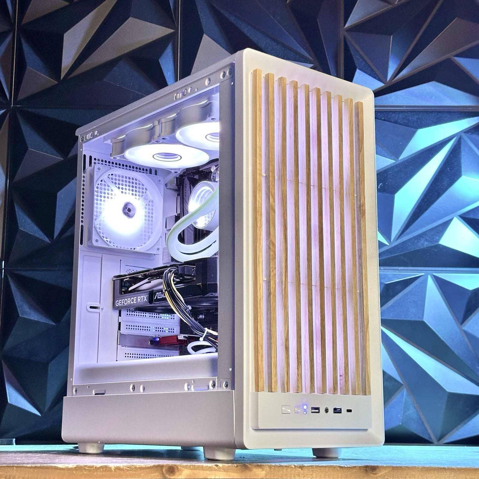 Custom Gaming PC Liquid Cooled Ryzen 7 5700x 32GB RAM 1TB+NVME Nvidia RTX 5060