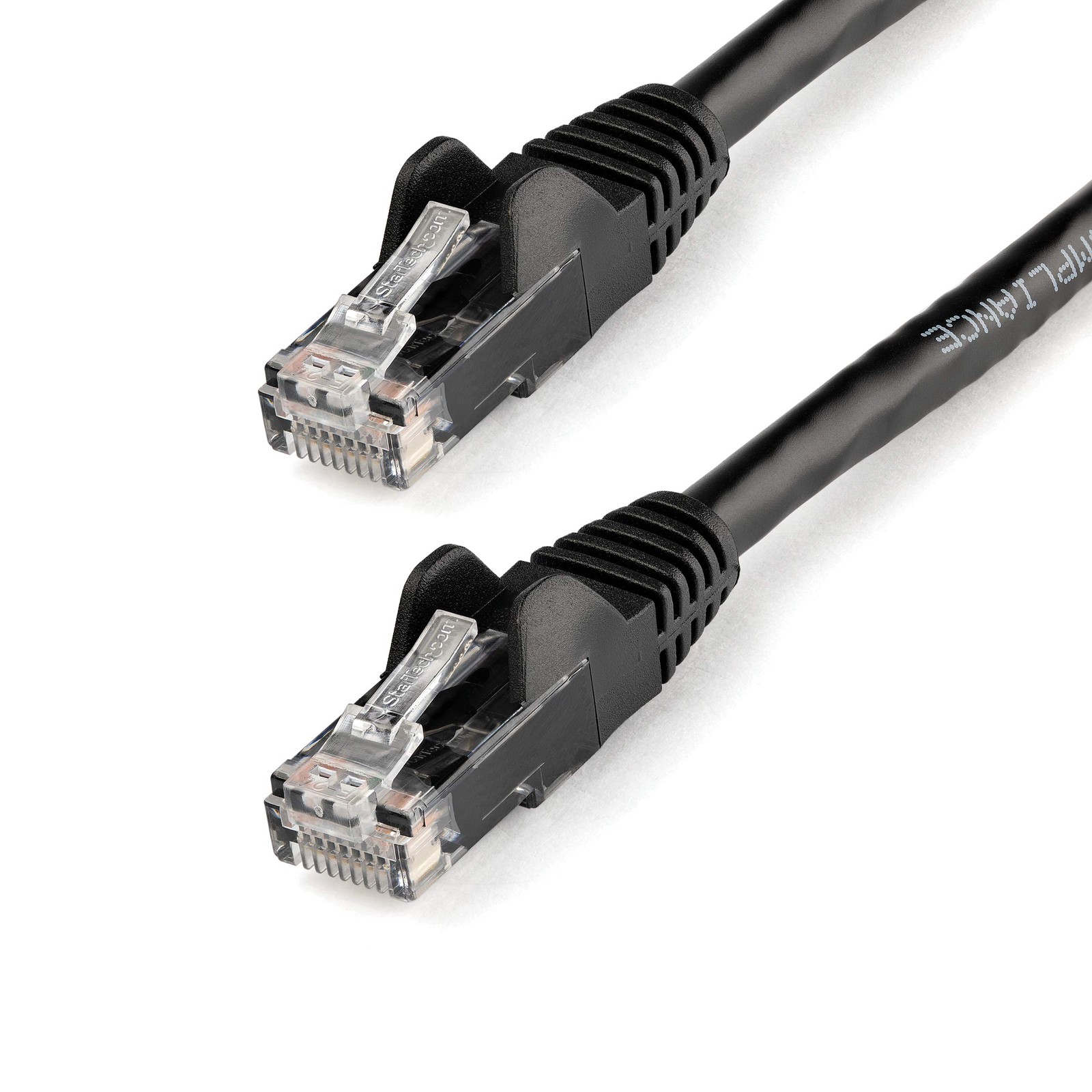 StarTech.com 2m CAT6 Ethernet Cable - Black CAT 6 Gigabit Ethernet Wire -650MHz