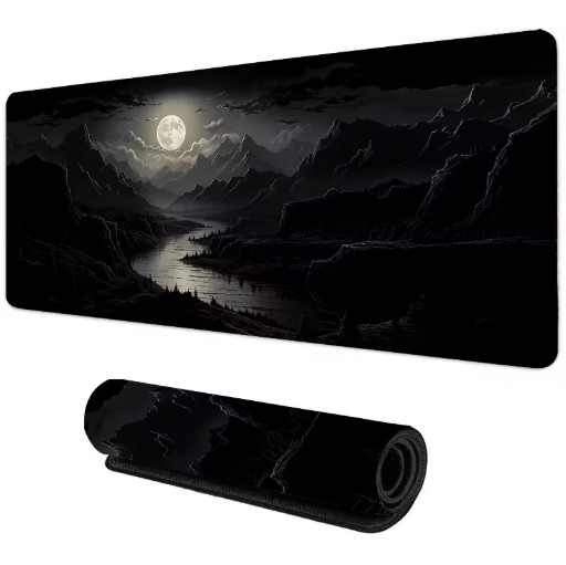 Night Moonlight large cool mouse pad laptop non-slip esports office