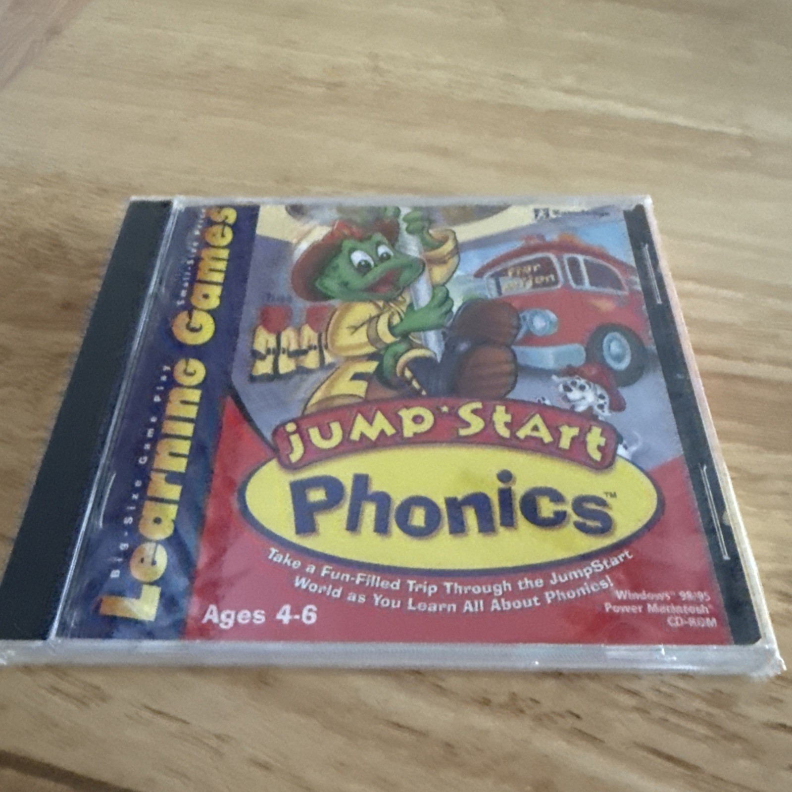Jump Start Phonics CD-ROM Ages 4-6 PC/Mac 1999 Educational Games Factory Seal